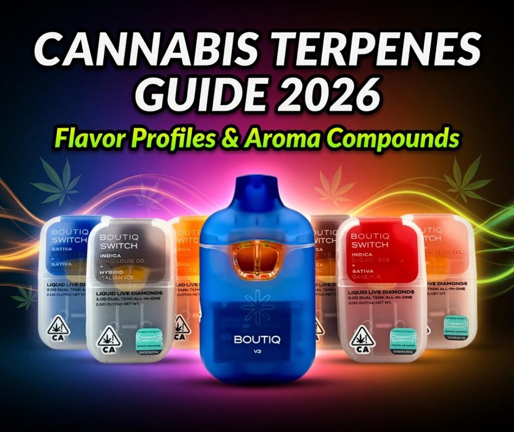 cannabis terpenes guide 2026 flavor profiles & aroma compounds explained