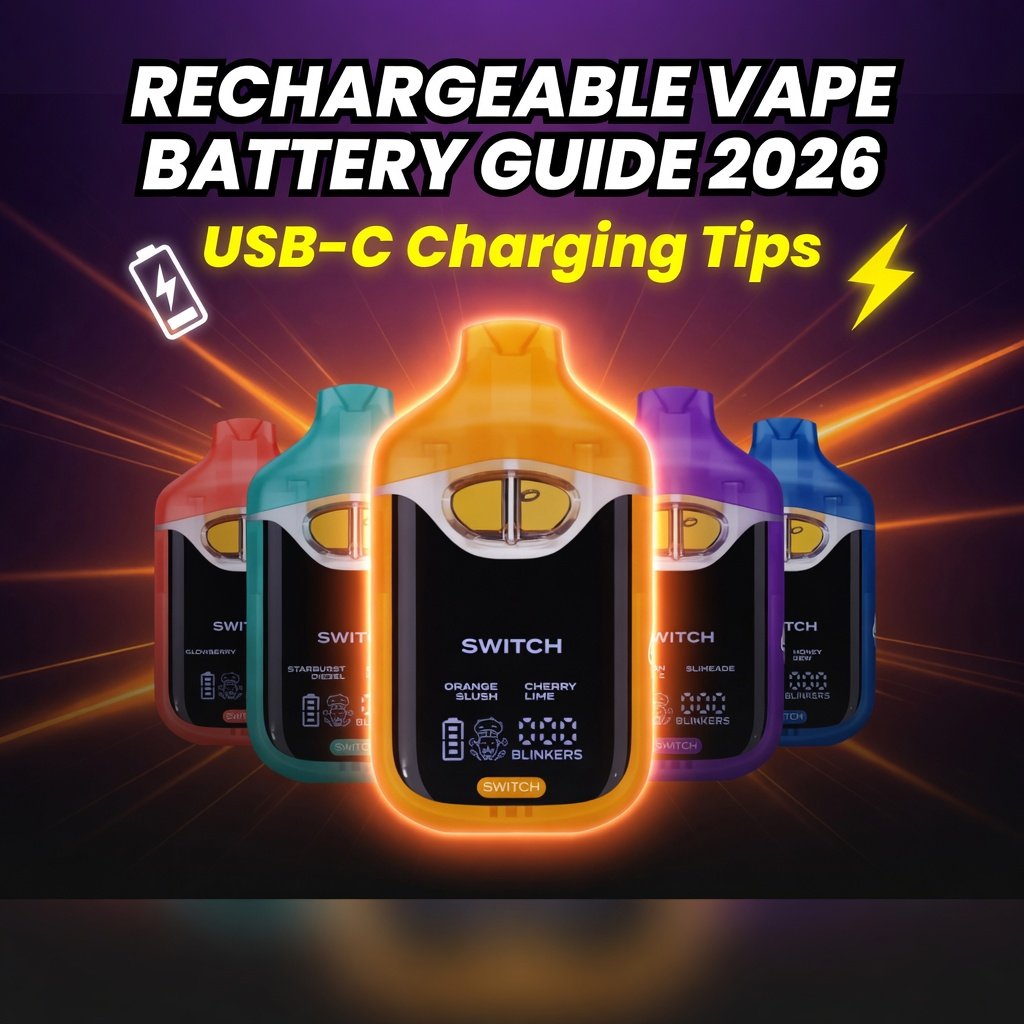 rechargeable vape battery guide 2026 usb c thc pen charging & battery tips